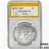 Image 1 : 1878 7/8TF Morgan Silver Dollar PGA MS64 PL Strong