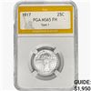 Image 1 : 1917 Standing Liberty Quarter PGA MS65 FH Type 1