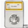 1892 Barber Quarter PGA MS66