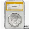 Image 1 : 1901 Morgan Silver Dollar PGA MS60