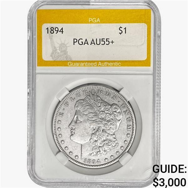 1894 Morgan Silver Dollar PGA AU55+