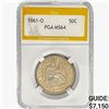 1861-O Seated Liberty Half Dollar PGA MS64
