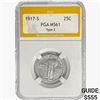 Image 1 : 1917-S Standing Liberty Quarter PGA MS61 Type 2