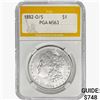 1882-O/S Morgan Silver Dollar PGA MS63