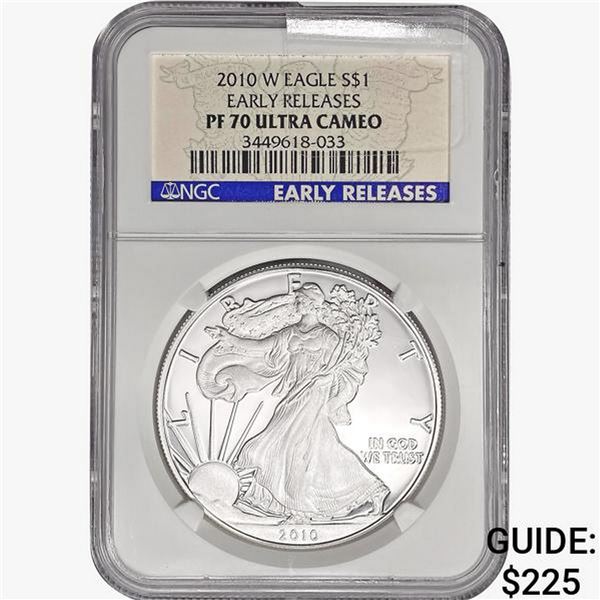 2010-W American 1oz SILV Eagle NGC PF70 UC