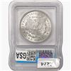 Image 2 : 1921 Morgan Silver Dollar ICG MS65