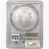 Image 2 : 2021-W American 1oz SILV Eagle PCGS PR70 DCAM T1