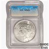 1922 Silver Peace Dollar ICG MS65