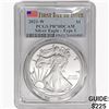 2021-W American 1oz SILV Eagle PCGS PR70 DCAM T1