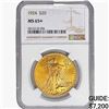 Image 1 : 1924 $20 Gold Double Eagle NGC MS65+