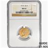 Image 1 : 1915 $2.50 Gold Quarter Eagle NGC MS62
