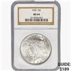 Image 1 : 1922 Silver Peace Dollar NGC MS64