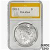 1922-S Silver Peace Dollar PGA MS64