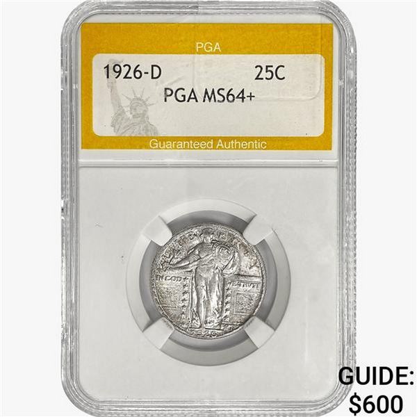 1926-D Standing Liberty Quarter PGA MS64+