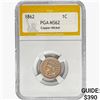 1862 Indian Head Cent PGA MS62 Copper-Nickel