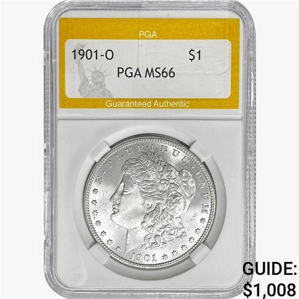 1901-O Morgan Silver Dollar PGA MS66