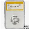 1917-D Mercury Silver Dime PGA MS65+ FSB