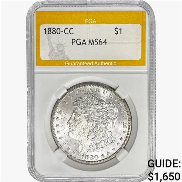 1880-CC Morgan Silver Dollar PGA MS64