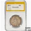 1833 Capped Bust Half Dollar PGA AU58