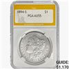 1894-S Morgan Silver Dollar PGA AU55