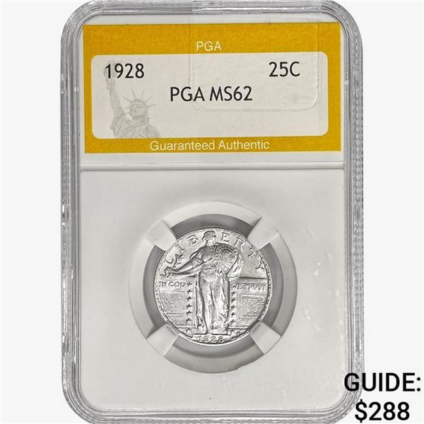 1928 Standing Liberty Quarter PGA MS62