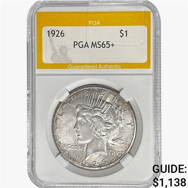 1926 Silver Peace Dollar PGA MS65+