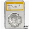 1882-CC Morgan Silver Dollar PGA MS65