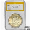 1935 Silver Peace Dollar PGA MS65