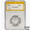 1916 Barber Quarter PGA MS62