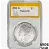 1892-O Morgan Silver Dollar PGA AU58