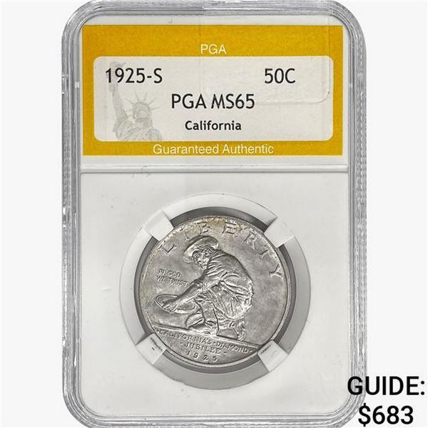 1925-S Jubilee Half Dollar PGA MS65
