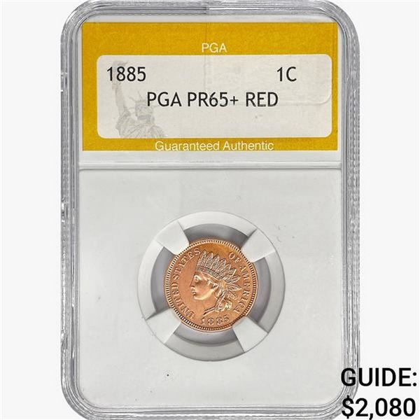 1885 Indian Head Cent PGA PR65+ RED