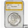 1891-CC Morgan Silver Dollar PGA MS64