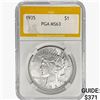 1935 Silver Peace Dollar PGA MS63