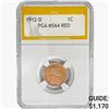 Image 1 : 1912-D Wheat Cent PGA MS64 RED