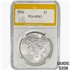 Image 1 : 1926 Silver Peace Dollar PGA MS63