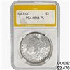 Image 1 : 1883-CC Morgan Silver Dollar PGA MS66 PL