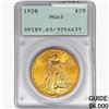 Image 1 : 1928 $20 Gold Double Eagle PCGS MS60