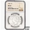 Image 1 : 1925 Silver Peace Dollar NGC MS64