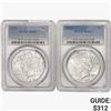 [2] 1922 Peace Silver Dollars PCGS MS63