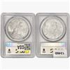 Image 2 : [2] 1922 Peace Silver Dollars PCGS MS63