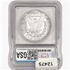Image 2 : 1921 Morgan Silver Dollar ICG MS65