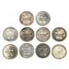 Image 2 : 1892-1893 Circulated Columbian Half Dollars [10 Co