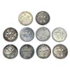 Image 2 : 1893 Circulated Columbian Half Dollars [10 Coins]