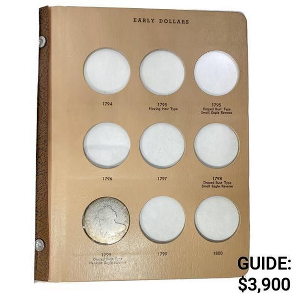 1798-1803 Early Dollars Book (2 coins)