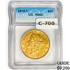 1878-S $20 Gold Double Eagle ICG MS62