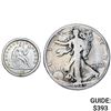 Image 1 : [2] Varied US Coinage [1849, 1921-S]