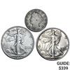 Image 1 : [3] Varied US Coinage [1886, 1914-D, 1942-S]