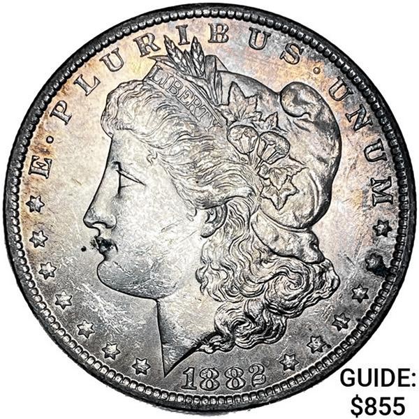1882-CC Morgan Silver Dollar