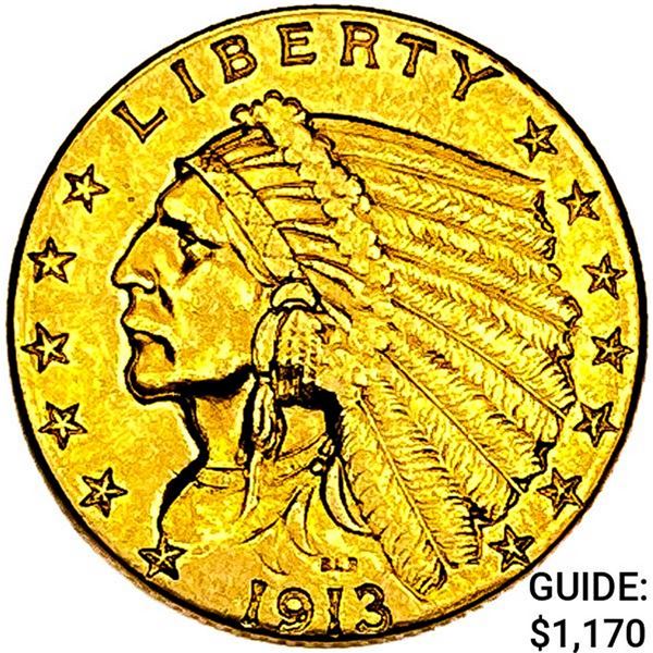 1913 $2.50 Gold Quarter Eagle